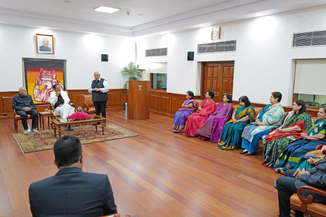 Interaction with Vice-President, Sh Venkaiah Naidu